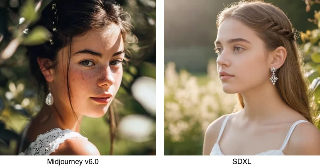 Midjourney vs SDXL image 1