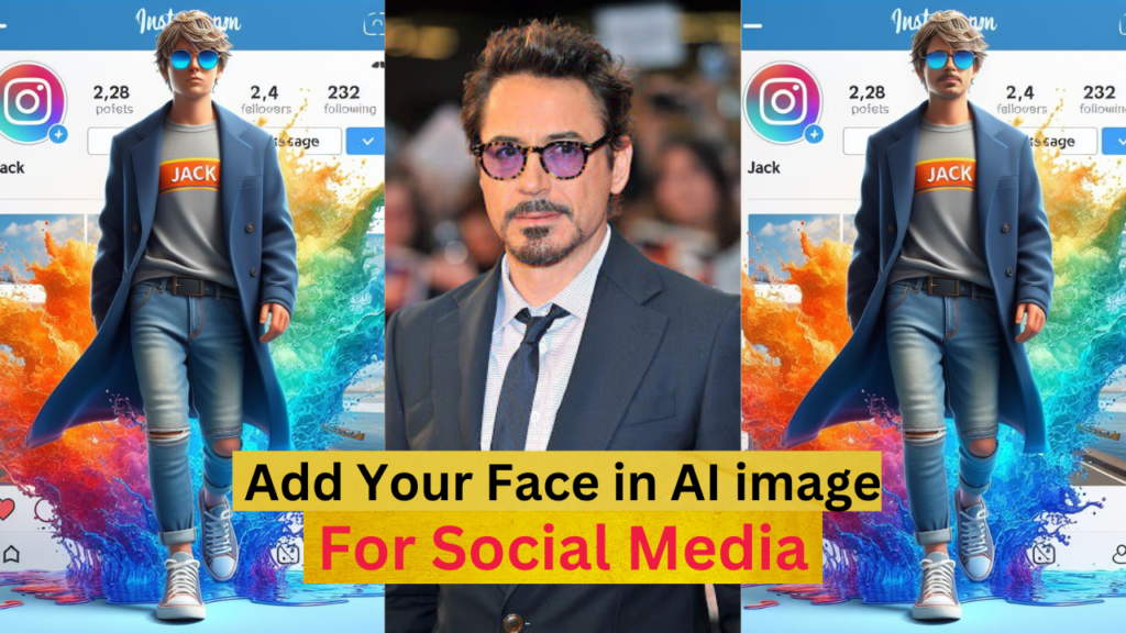 How to Add Your Face to 3D AI Social Media Images Using Bing AI for boys