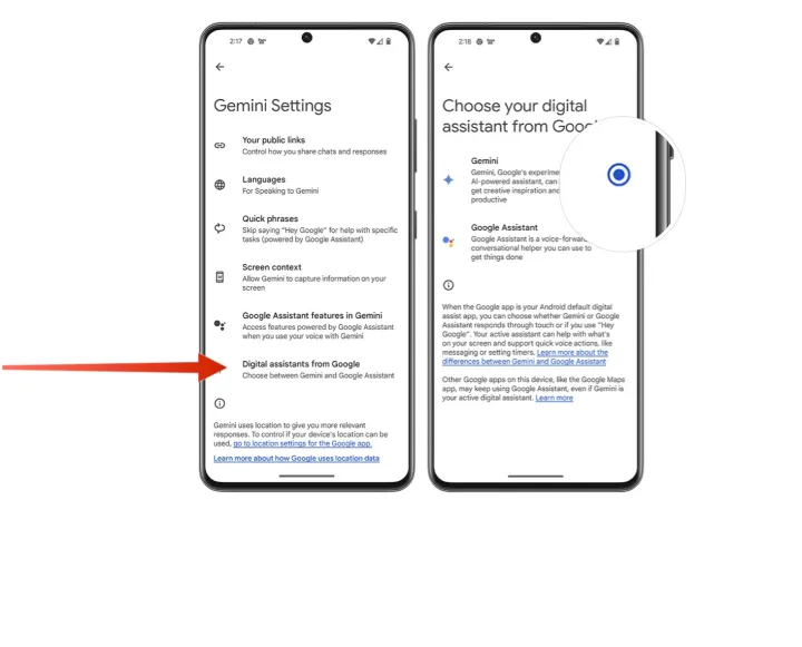 Google gemini app